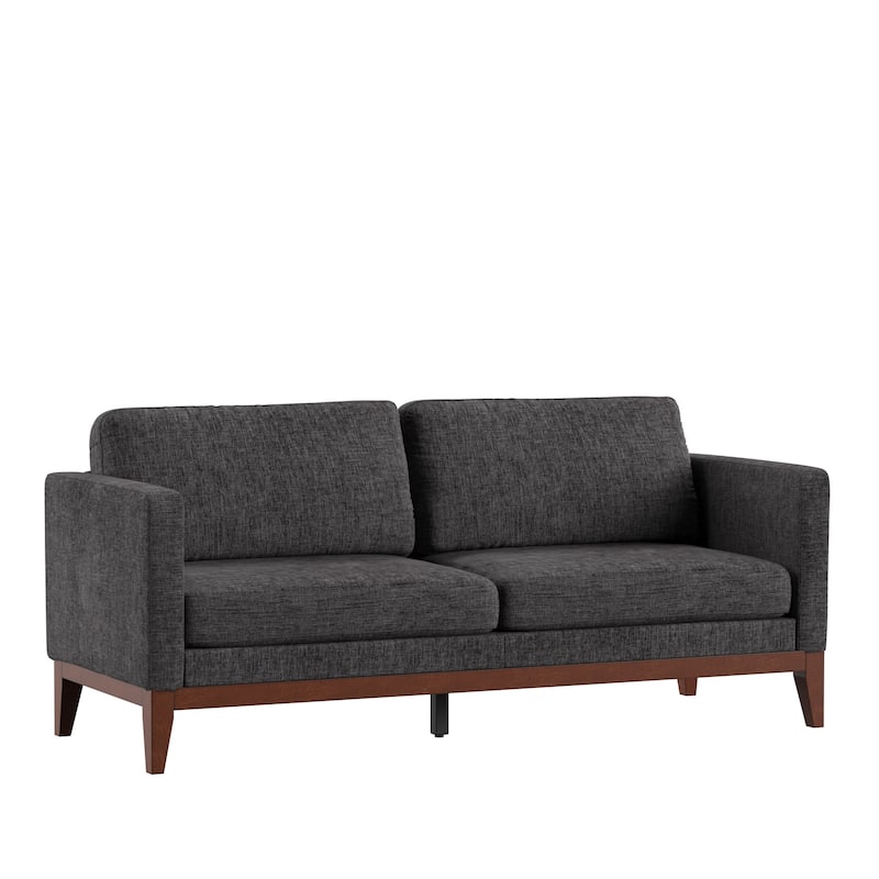 Vail Linen Upholstered Sofa and Loveseat by iNSPIRE Q Modern
