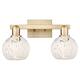 Option Champagne Bronze / White Mouchette