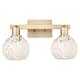 Option Champagne Bronze / White Mouchette
