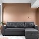preview thumbnail 24 of 71, Reversible Sectional Sleeper Sofa with Storage Chaise & Pull-Out Bed