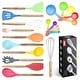 preview thumbnail 7 of 8, Kitchen Utensils Set, 21 Wood and Silicone Cooking Utensils Multi