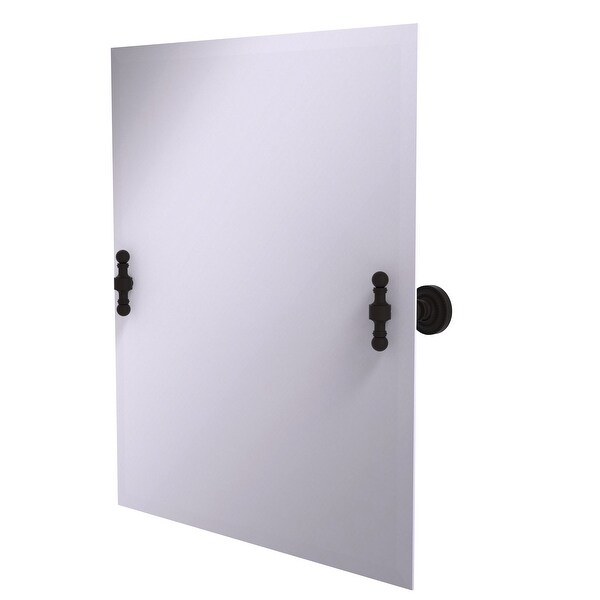 Allied Brass Frameless Rectangular Tilt Mirror with Beveled Edge