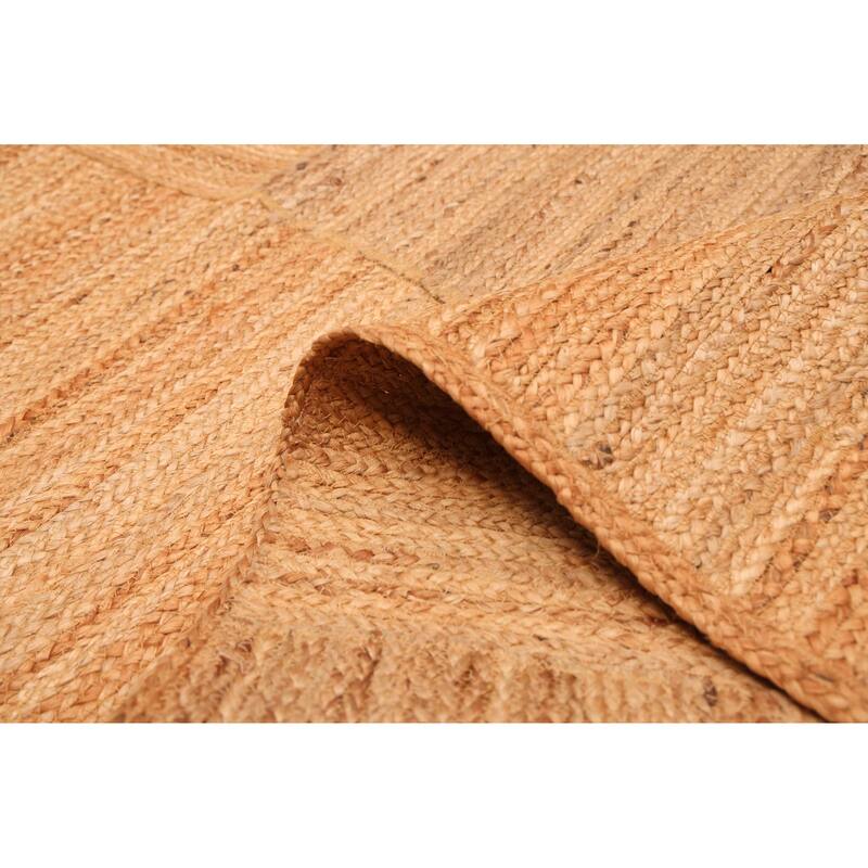 ECARPETGALLERY Flat-Weave Palas Denizli Tan Jute Rug - 5'5 x 7'8