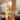Brightech Maxwell 63 in. Walnut Brown Traditional LED Super Bright 3-Shelf Floor Lamp with White Fabric Square Shade