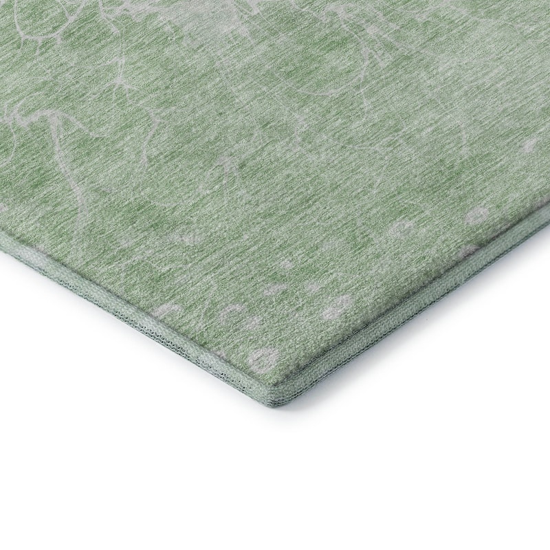 Premium Washable Super Soft Muted Floral Mayfield Rug