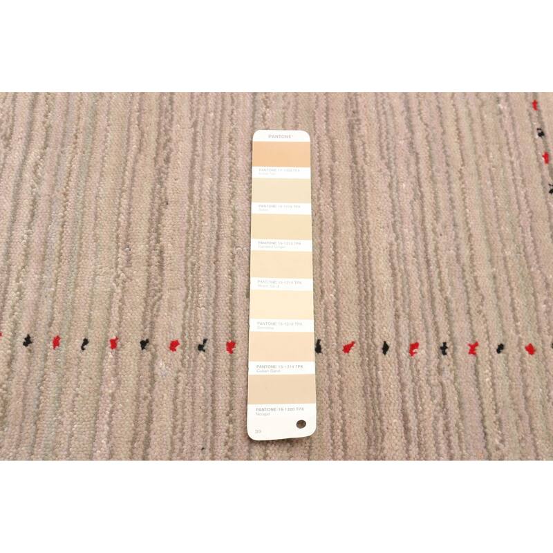 ECARPETGALLERY Hand Loomed Kashkuli Gabbeh Tan Wool Rug - 3'0 x 4'8