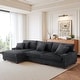 preview thumbnail 96 of 153, 118.4"W Plush Modular Sectional Sofa with Pillows