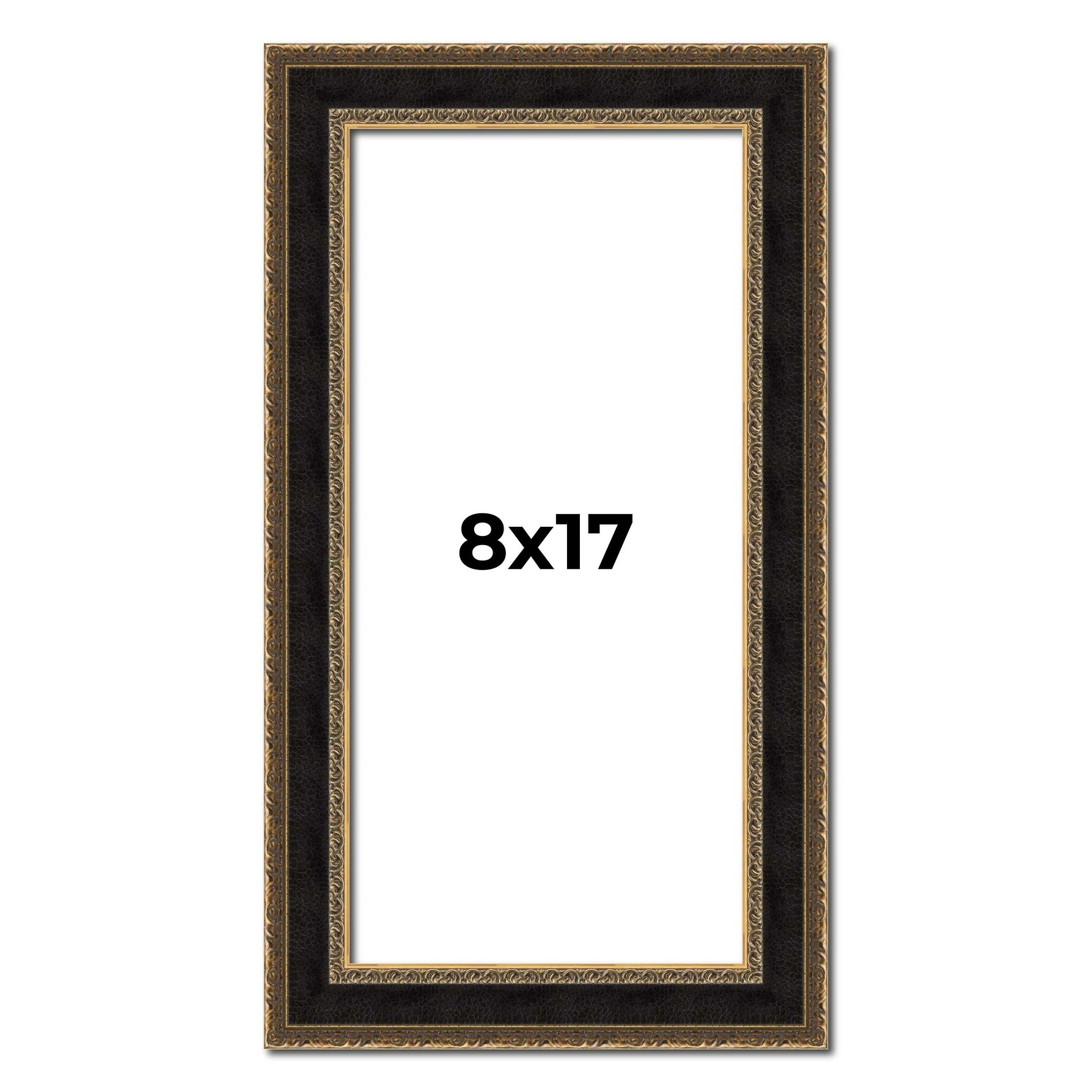 8x17 Frame Gold Antique Vintage Sold Wood Picture Frame | 1.75 Inch