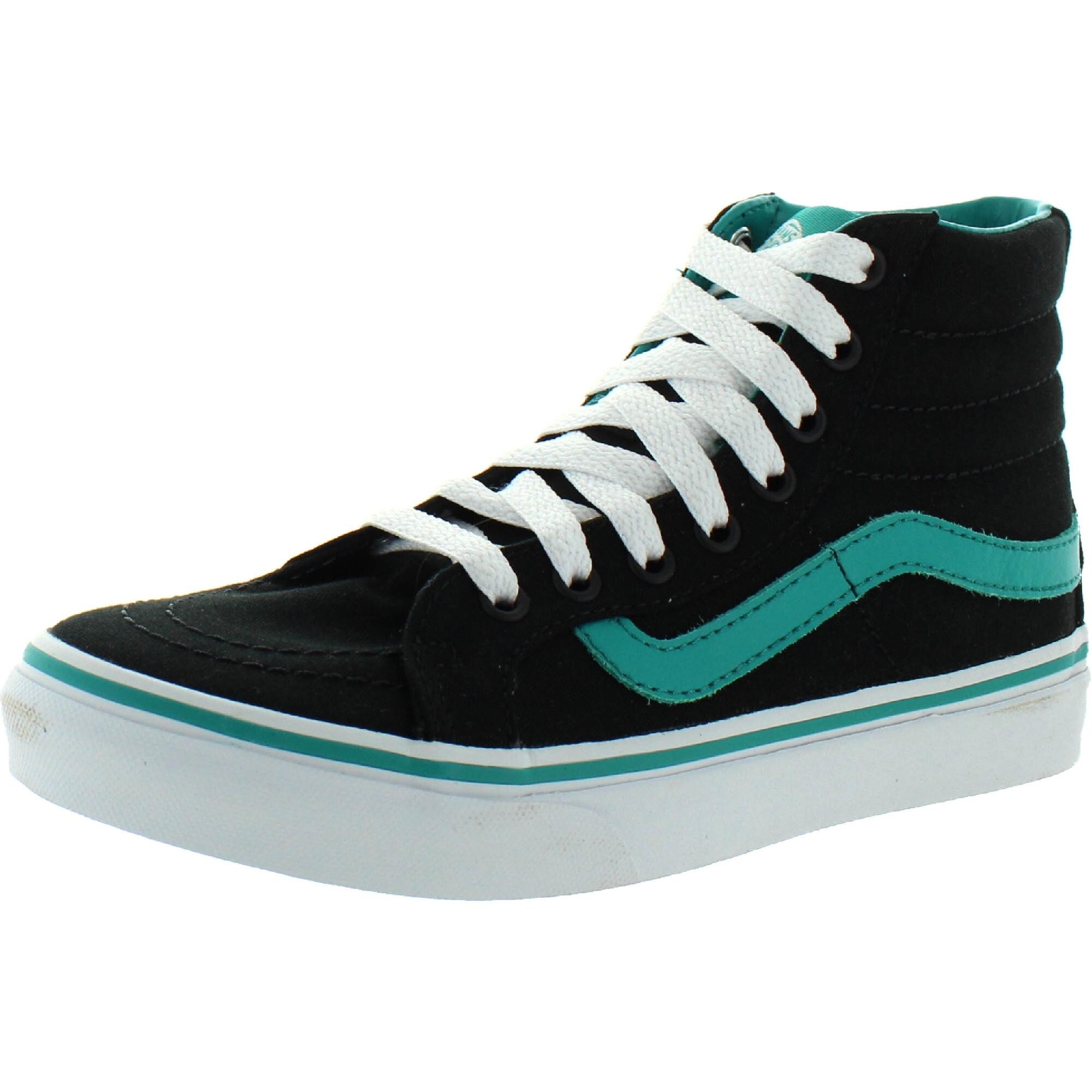 teal vans womens