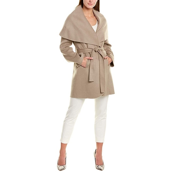 womens wrap coat with belt