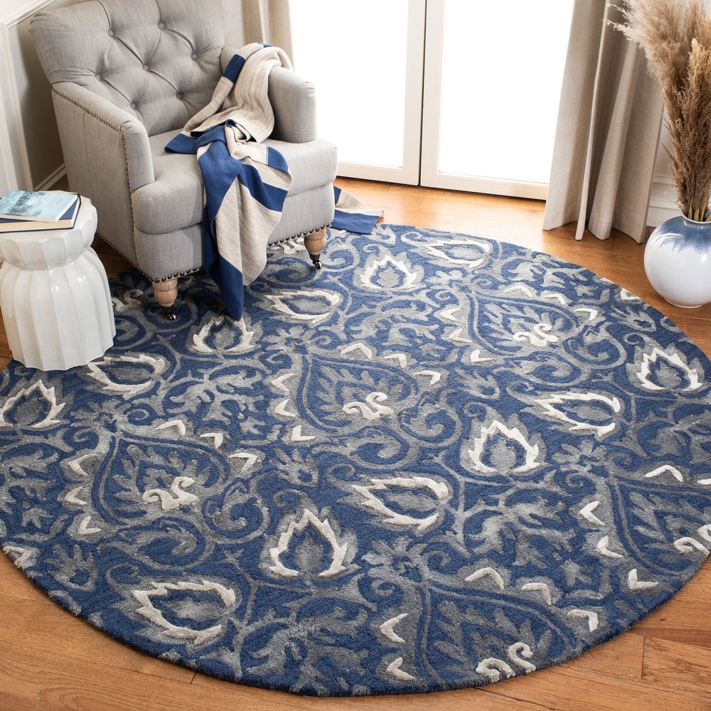 SAFAVIEH Handmade Dip Dye Toine Watercolor Vintage Boho Wool