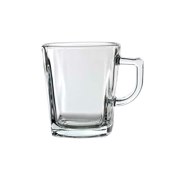 PRIMA 10 oz Square Glass Mugs Set of 4 - On Sale - Bed Bath & Beyond -  42026586