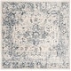 preview thumbnail 47 of 85, SAFAVIEH Charleston Metha Vintage Boho Oriental Rug 6'7" Square - Ivory/Navy