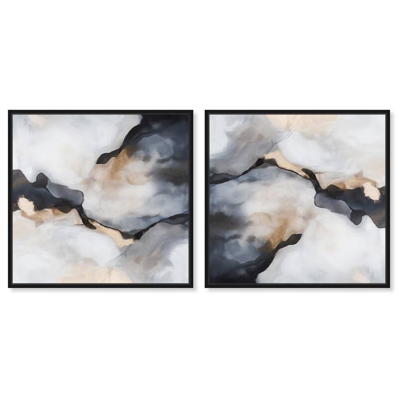 Sneaker Glitz and Glam Cover Canvas by Art Remedy - 30" x 45" - Gold