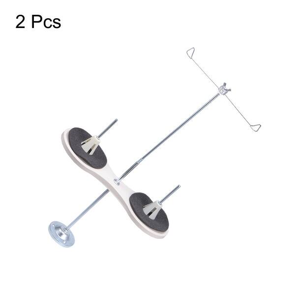 2pcs Double Cone Spool Stand Universal Iron 2 Thread Stand - Silver ...