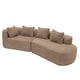 preview thumbnail 60 of 68, Christopher Knight Home - Olivia Curved Foam Sofa Set - 116"L