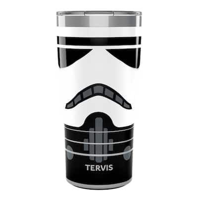 Tervis Traveler Star Wars Helmet Detail Triple Walled Insulated Travel Tumbler, Stainless Steel