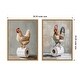 preview thumbnail 4 of 6, Kate and Laurel Sylvie Chicken and Rooster Bathroom Art Framed Canvas Art Set by The Creative Bunch Studio