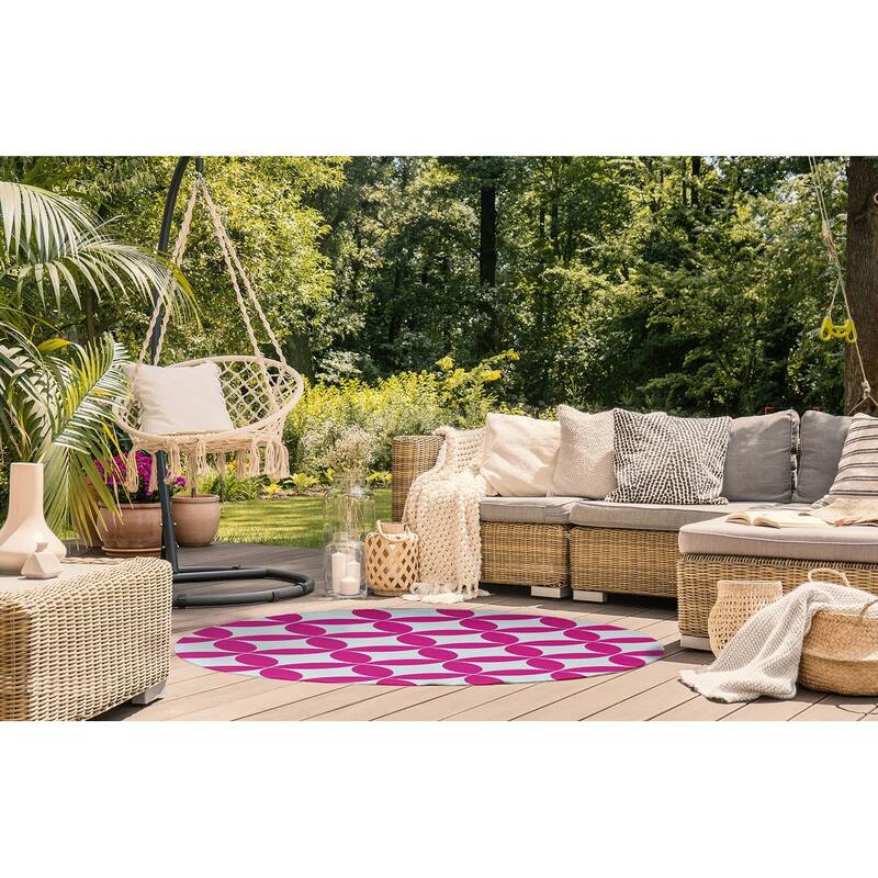 Eye Opener Spring Chenille Indoor/Outdoor Rug