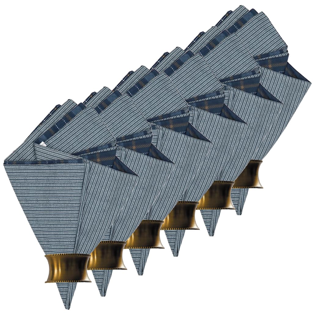 Anthony Navy Napkin Set of 6