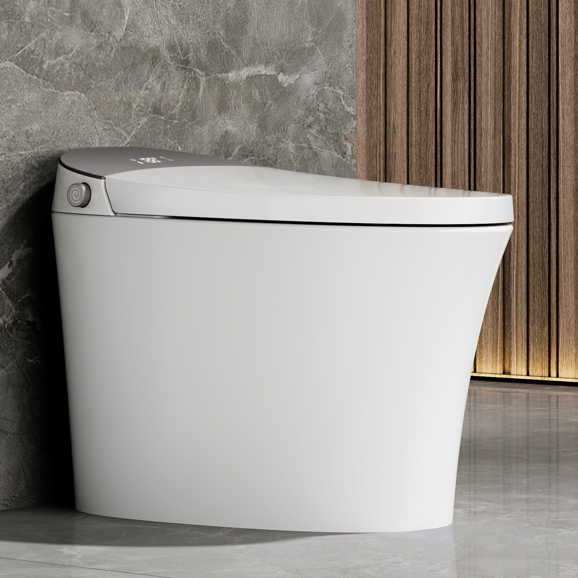 Keloyid Smart Toilet with Bidet Built in & Heated Seat, Auto Flush