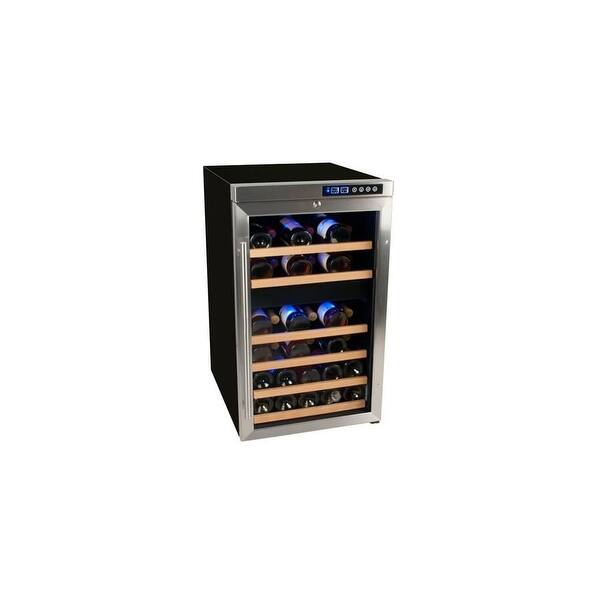 Shop Edgestar Cwf340dz 19 Inch Wide 34 Bottle Wine Cooler Stainless Steel Overstock 14270318