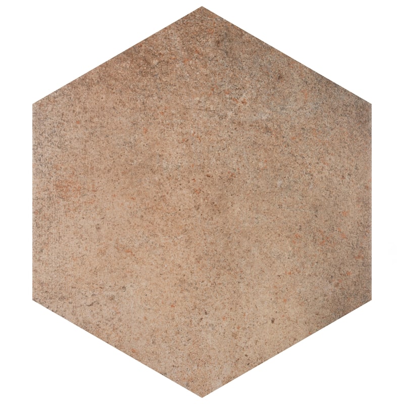 Merola Tile Abadia Hex Natural 8-5/8" x 9-7/8" Porcelain Floor and Wall Tile