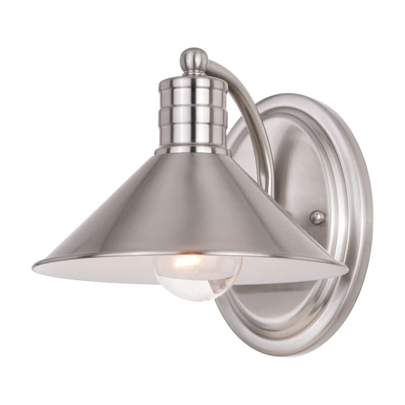Akron 1-Light Farmhouse Barn Bathroom Wall Fixture