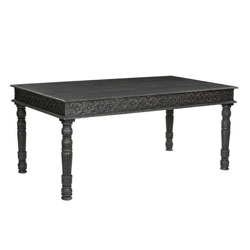 Milton Carved Solid Wood Dining Set