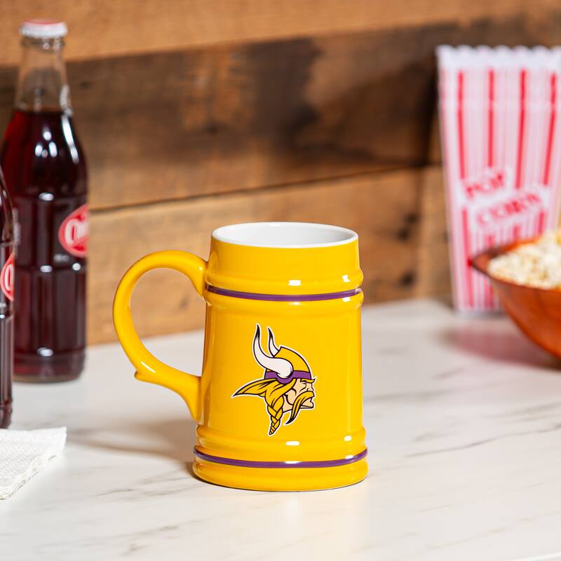 Minnesota Vikings 24 oz Ceramic Stein Mug
