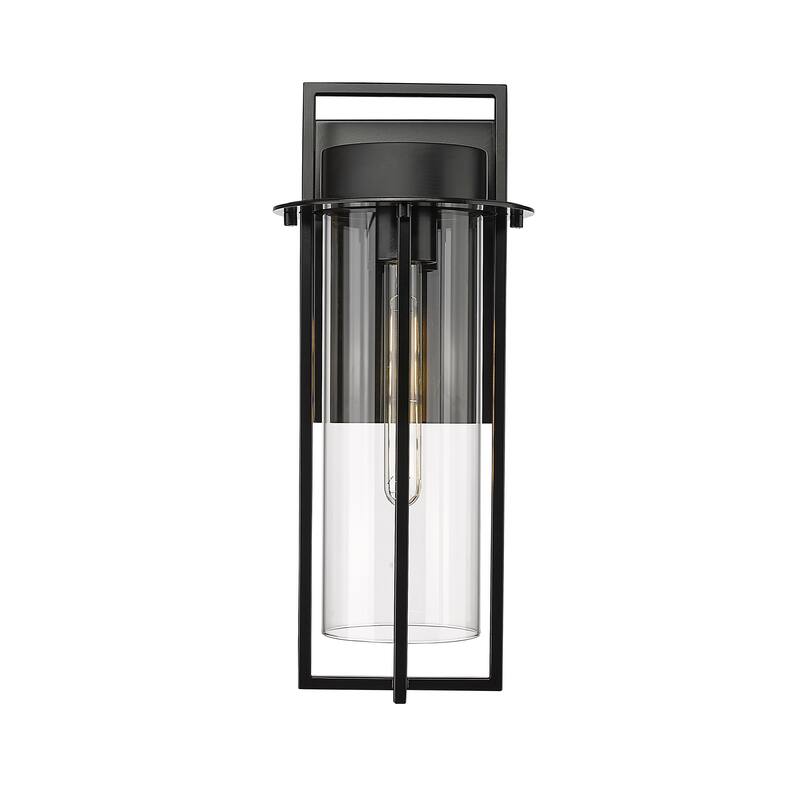 Millennium Lighting Russell 1 Light Outdoor Wall Sconce in Powder Coat Black - 18.75  Inch
