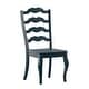 preview thumbnail 41 of 43, Eleanor Ladder Back Dining Chair (Set of 2) by iNSPIRE Q Classic Antique Dark Denim Blue