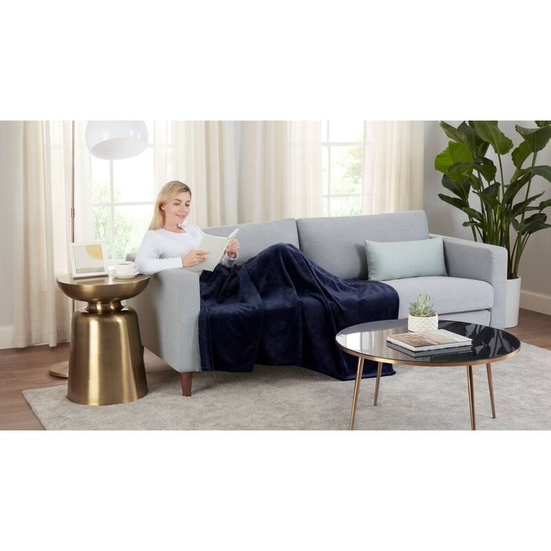 Serta Ultimate Cozy Plush Throw Blanket