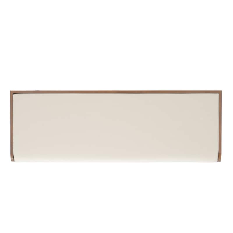 SAFAVIEH Eola Grey/ White Storage Bench - 47" x 16.1" x 19.9" - 47"W x 16"D x 20"H