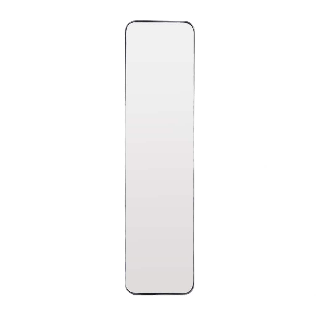 Metal Slim Minimalistic Wall Mirror with Thin Frame - Black or Gold - Roche River Decor