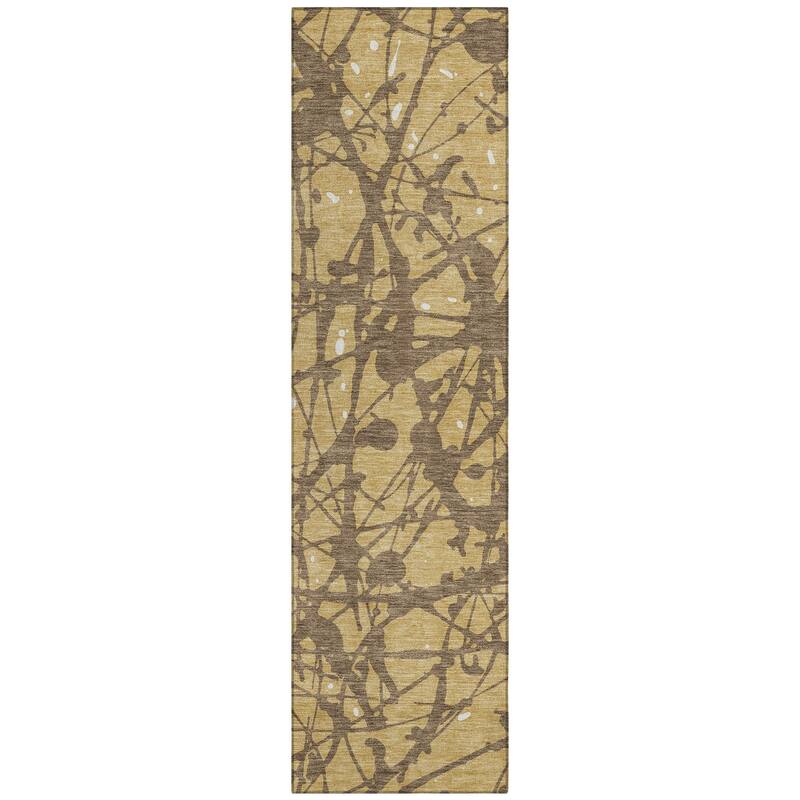 Machine Washable Indoor/ Outdoor Modern Campo Chantille Rug