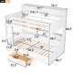 preview thumbnail 3 of 10, Twin Size Bunk Bed with Built-in Shelves and Storage Drawer