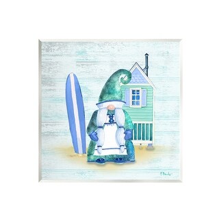 Stupell Coastal Gnome Beach Shack Home Wall Plaque, Design By Paul ...