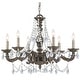preview thumbnail 1 of 5, Crystorama Lighting Group Paris Market 6 Light 28" Wide Chandelier Venetian Bronze