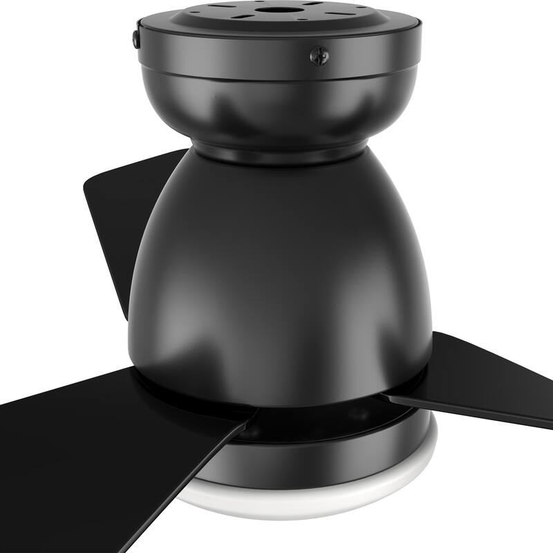 Nantes 44-inch Indoor Smart Ceiling Fan, Dimmable LED Light Kit and Remote, Works with Alexa/Google Home/Siri - N/A