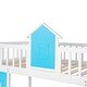preview thumbnail 19 of 58, Twin over Twin Bunk Bed with Changeable Table