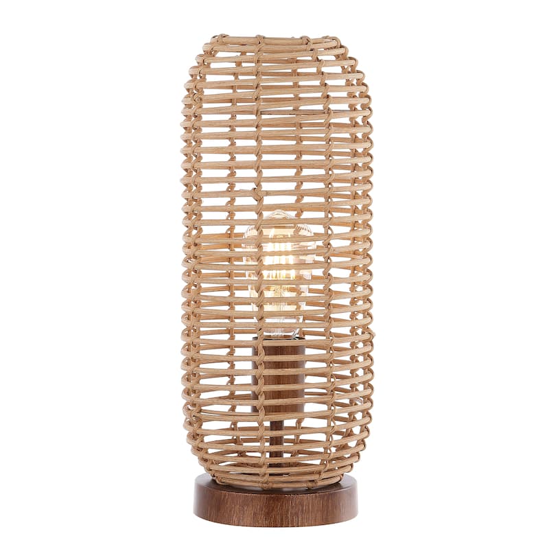 SAFAVIEH Lighting Patsy 15" Table Lamp - 6" W x 6" D x 15" H - 6Wx6Dx15H