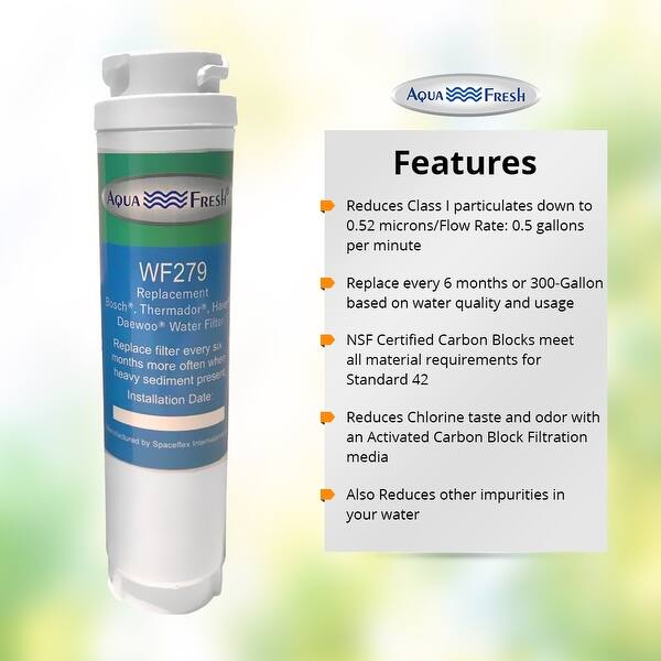 American Style Refrigerator Appliances Haier RF-2800-13 replacement water filter cartridge fridge freezers