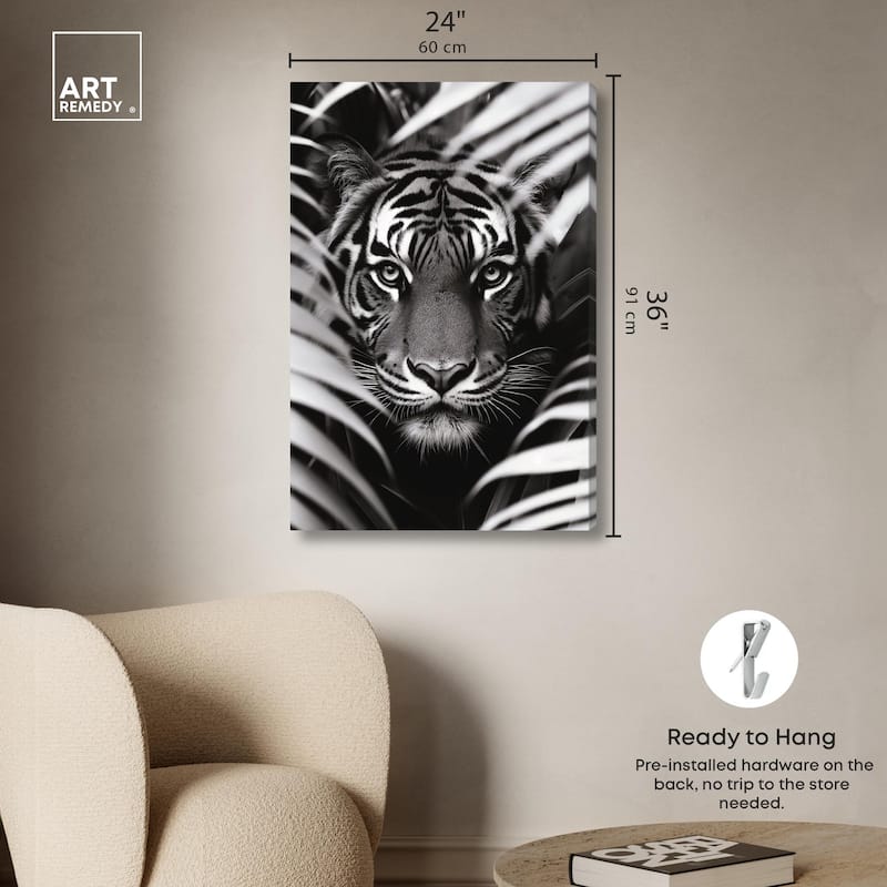 Hunter's Eyes Canvas by Art Remedy, Gallery Wrapped