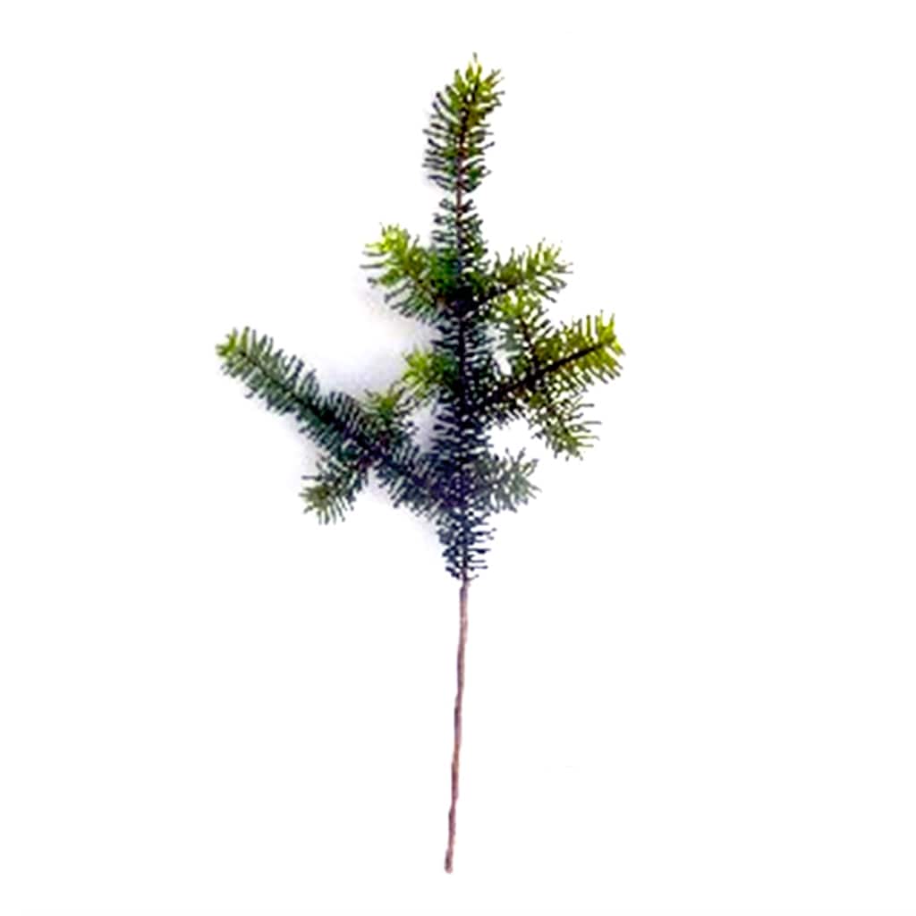 Pine Spray (Set of 6) - Green