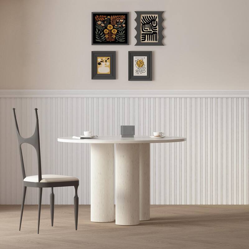 Art3d Decorative PS Wall Panel Kit with Trim, 12 Panels & 4 Edge Strips - N/A