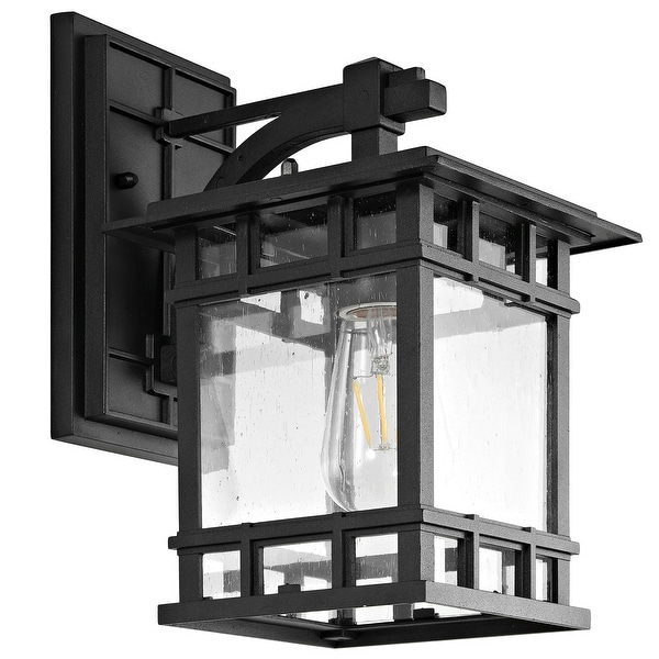 SAFAVIEH Grayter Outdoor Wall Lantern - 7"x9"x11.8". Opens flyout.