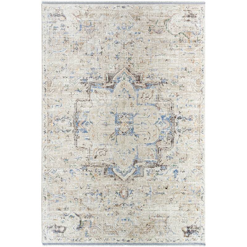 Livabliss Rivaldo Traditional Medallion Area Rug