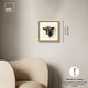 preview thumbnail 30 of 60, Darkness in Detail of Cow Canvas Animal Art Prints by Art Remedy