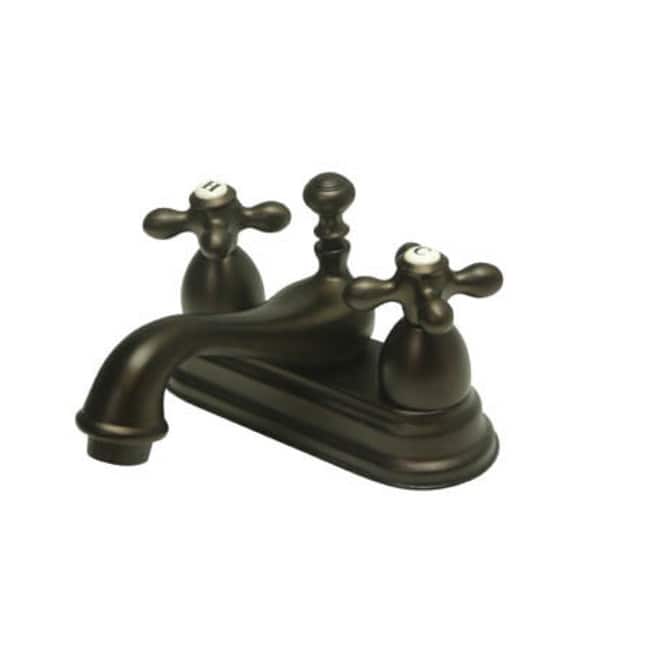Elements Of Design Double Handle 4" Centerset Bathroom Faucet with